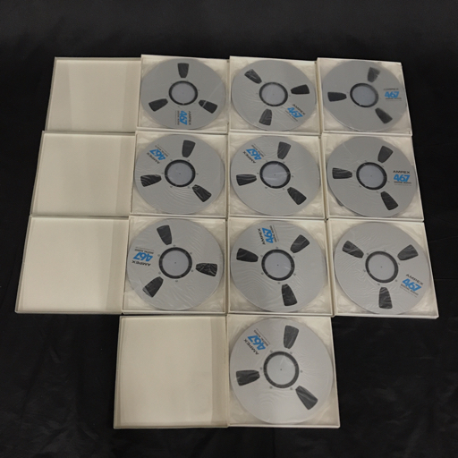 AMPEX 467 オープンリールテープ 未使用品 10点