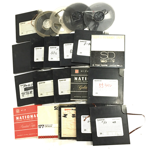 National Scotch 7号 オープンリール テープ まとめセット
