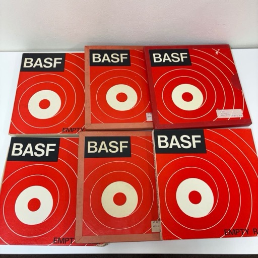 BASF オープンリールテープ メタルリール 6個まとめて 使用済み