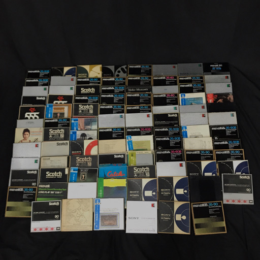 ソニー SLH -550 スコッチ JMT-3100-1/4-370 マクセル 35-90B 等 オープンリールテープ まとめセット